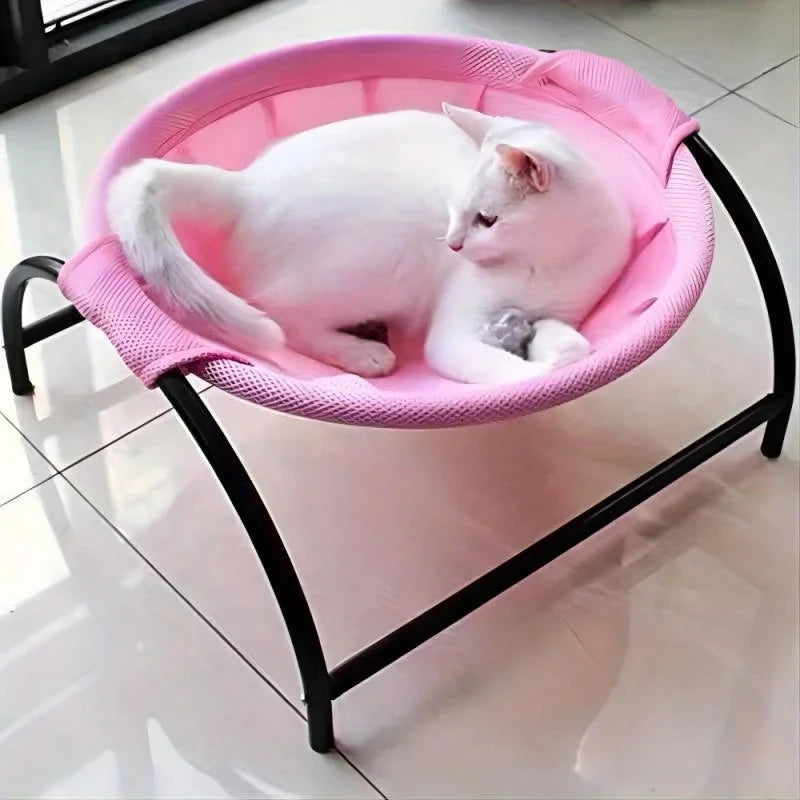 Stabiel kattenbed staal en hout frame - Kattenhoek
WHISKK katten hangmat ademend en duurzaam - Kattenhoek