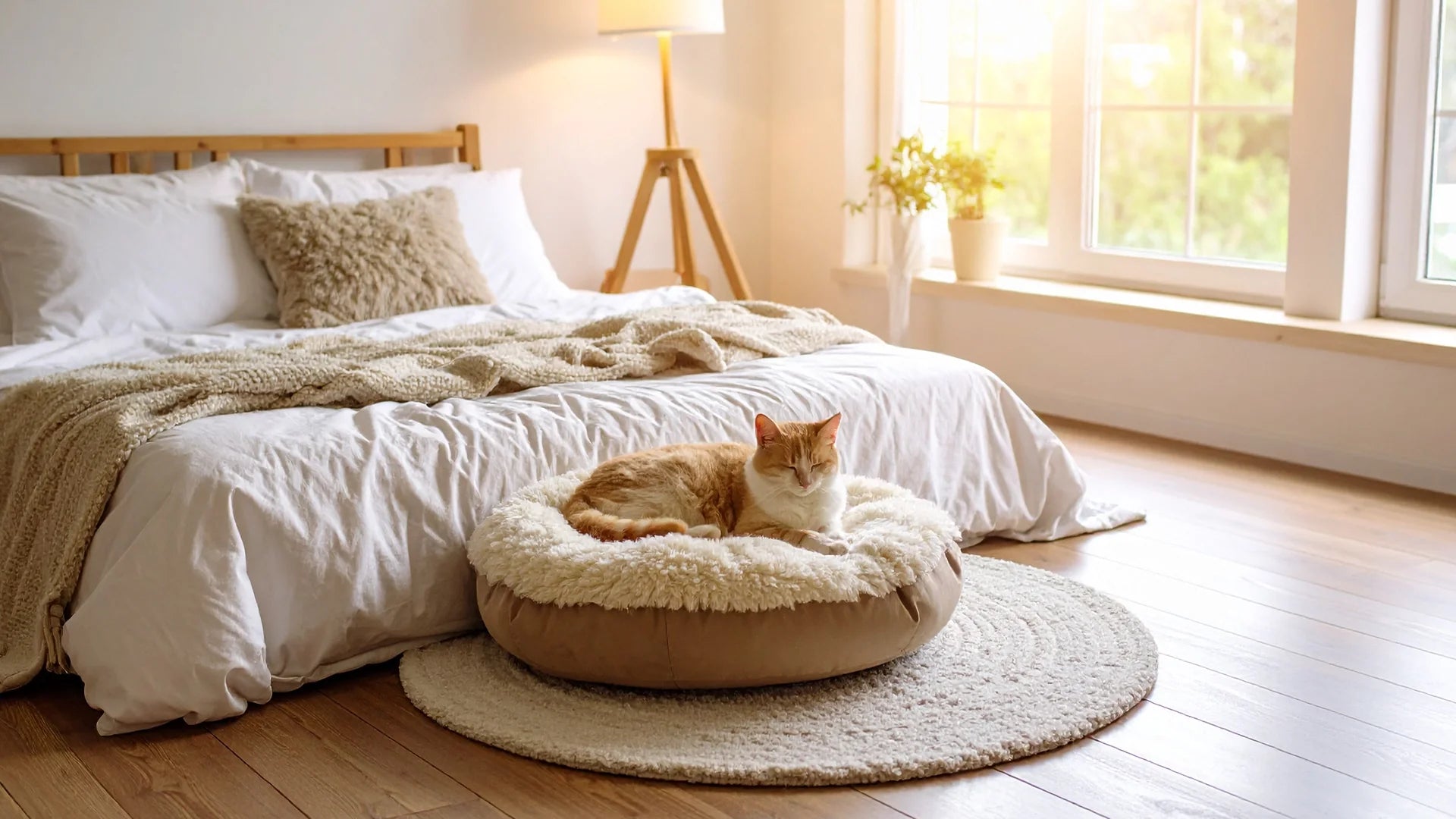 Slaapplekken voor katten – manden, kussens & dekens – Kattenhoek Comfort en rust voor uw kat met zachte slaapaccessoires – Kattenhoek