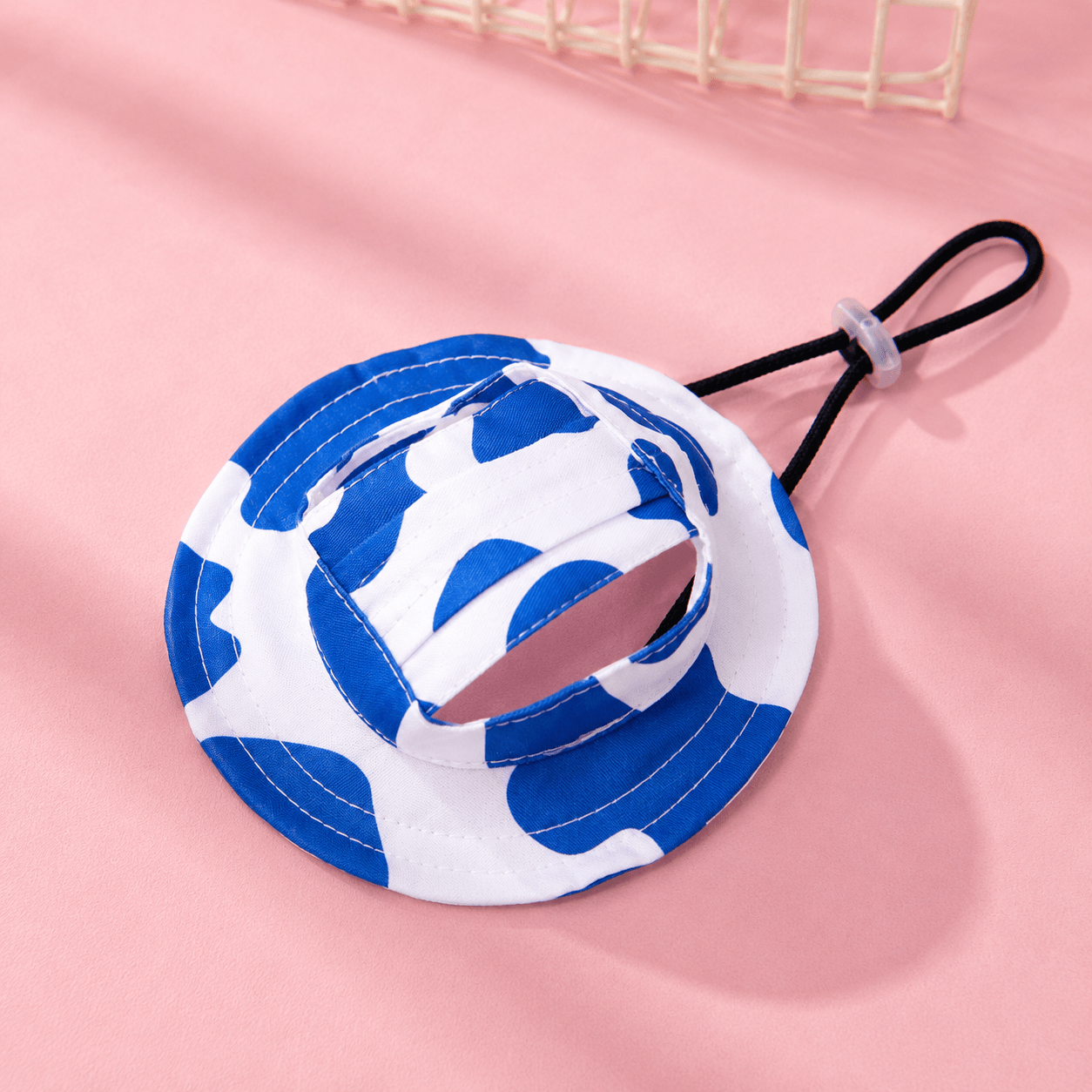 Trendy kattenhoed met vrolijke print voor zomerse foto's