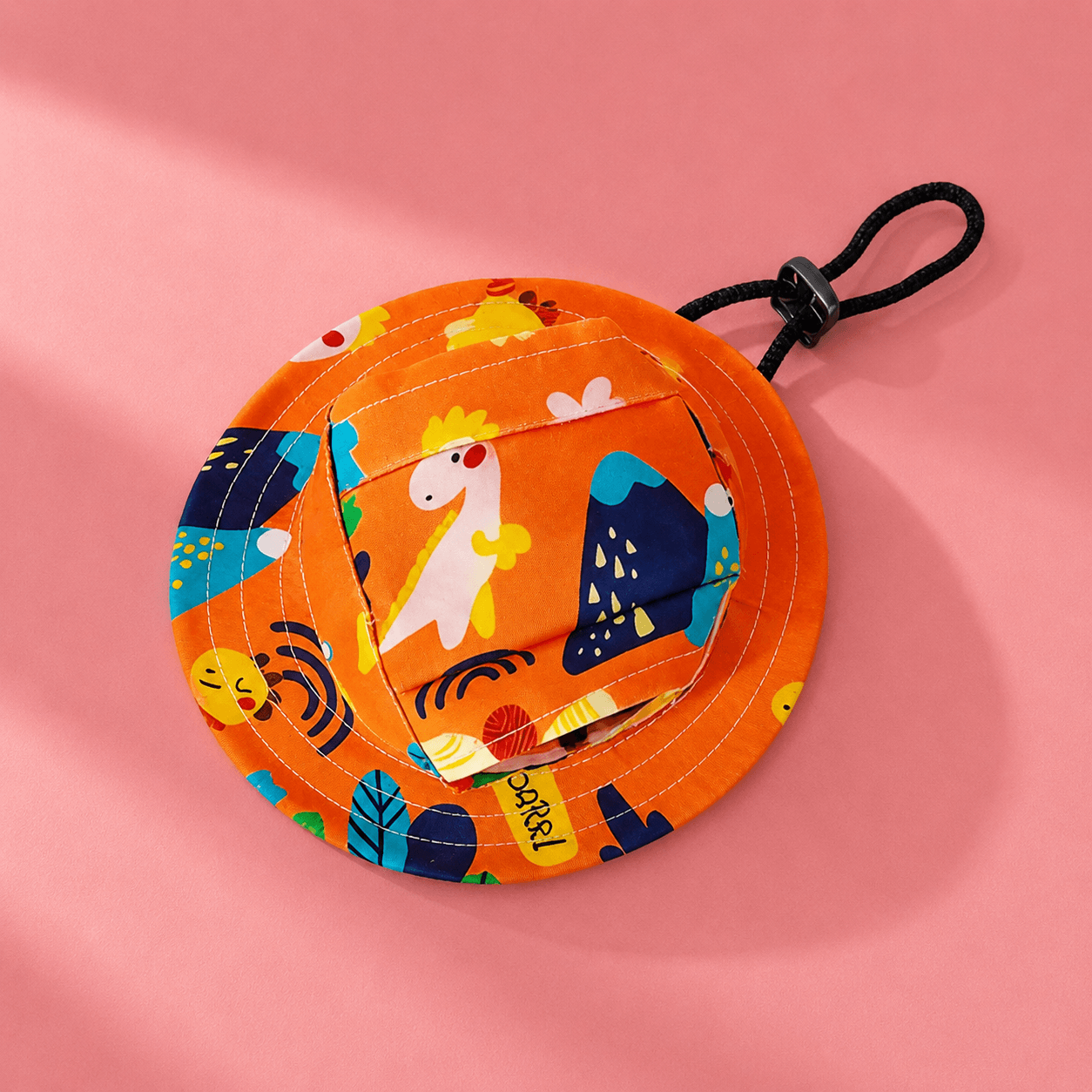 Kattenwinkel zomerhoed voor katten en kleine honden in kleurrijke print