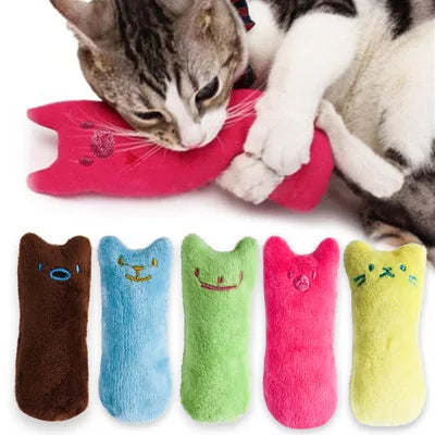 Kattenhoek Catnip Speeltje – interactief pluche speelgoed voor katten, met kattenkruid en kauwfunctie