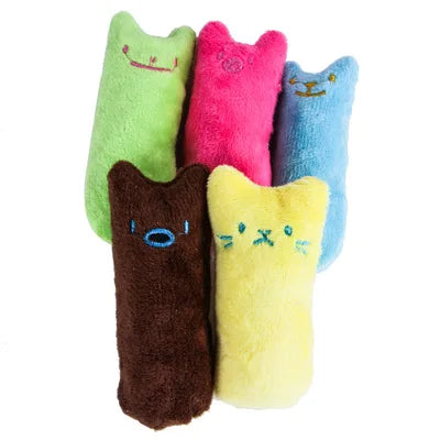 Kattenhoek kattenspeelgoed met kattenkruid – kleurrijk pluche kauwspeeltje voor katten
