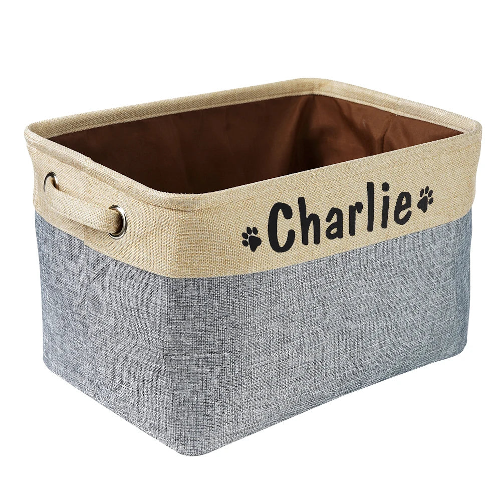 Opvouwbare kattenopbergbox met naamlabel – WHISKK design