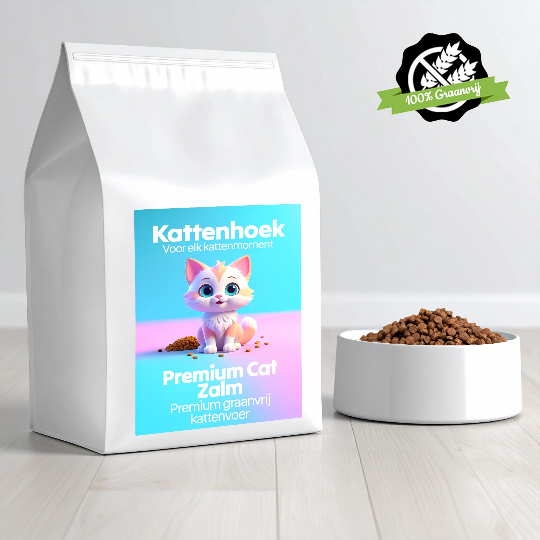 Premium Cat Sensitive graanvrije kattenvoeding met eend – Kattenhoek natuurlijke voeding voor gevoelige katten