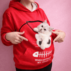 Sweat à capuche pour amoureux des chats