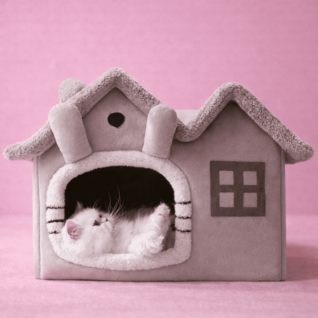 WHISKK™ Fluffy Kattenhuisje