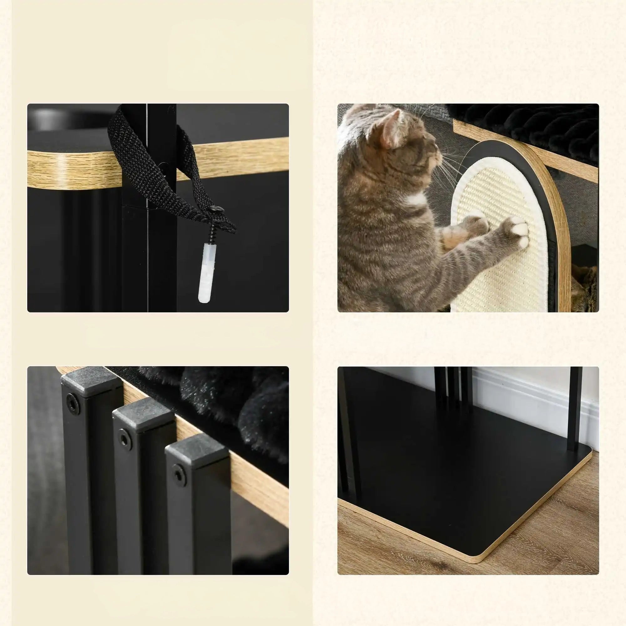 Industriële kattenboom met anti-tip bescherming – Kattenhoek

WHISKK