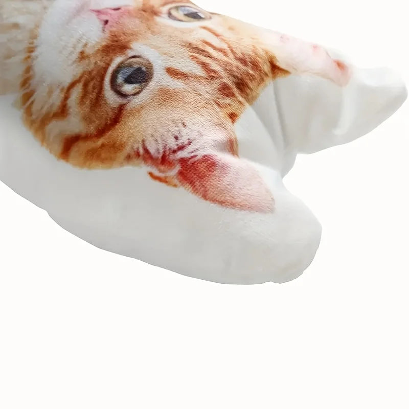 Detail van helder digitaal geprint huisdierkussen – WHISKK™ Kattenhoek