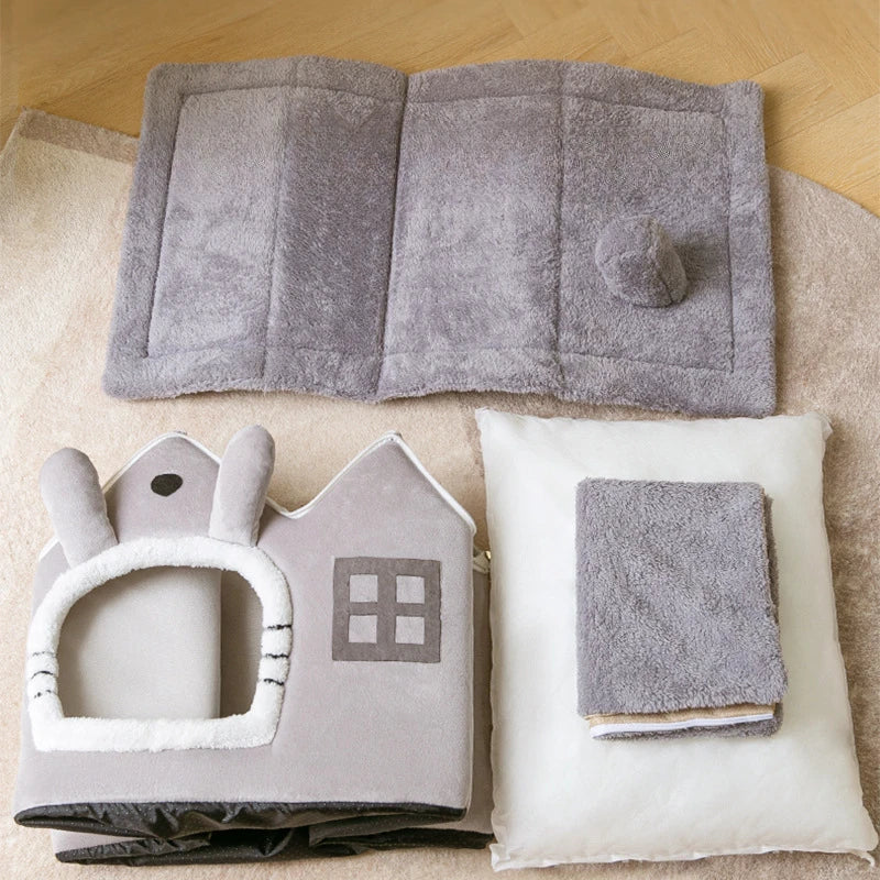 Luxe katten- en hondenbed WHISKK™ Fluffy – gezellig en winterwarm

WHISKK™ Fluffy Kattenhuisje L – geschikt voor middelgrote huisdieren