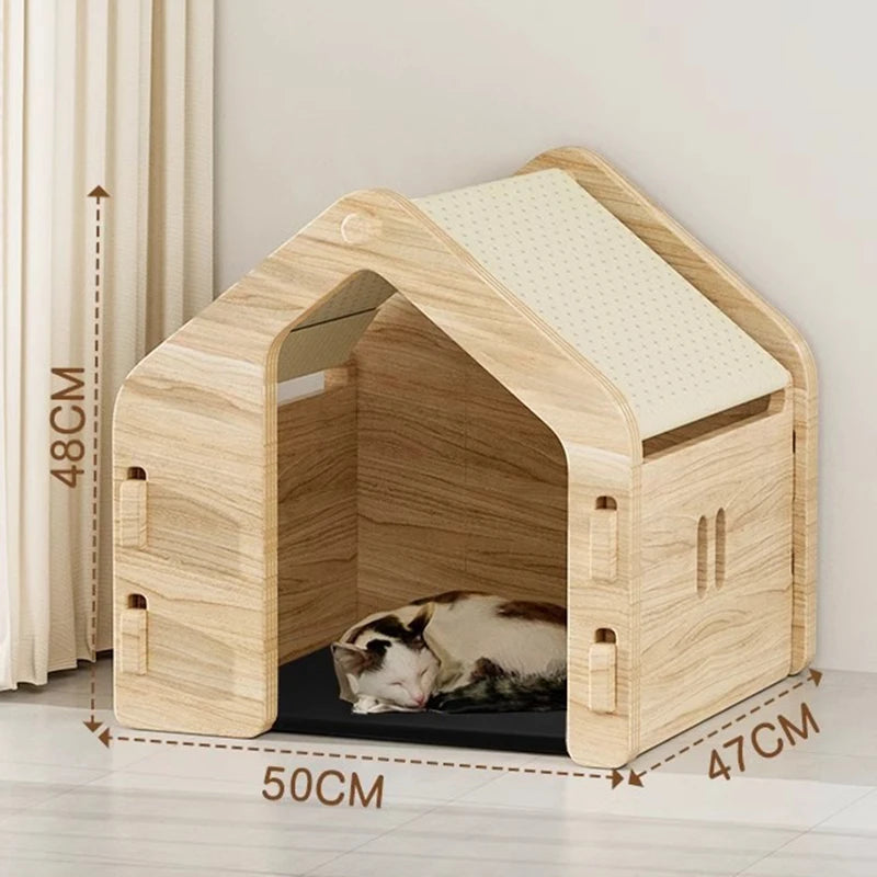 Indoor huisdierhuis voor katten en kleine honden – compact en draagbaar