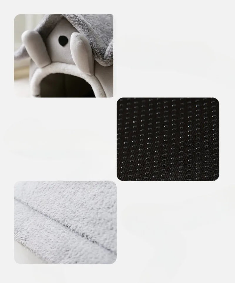 WHISKK™ Fluffy Kattenhuisje grijs – opvouwbaar luxe dierenhuis voor katten en kleine honden

Kat ligt comfortabel in WHISKK™ Fluffy Kattenhuisje – zacht coral fleece bed