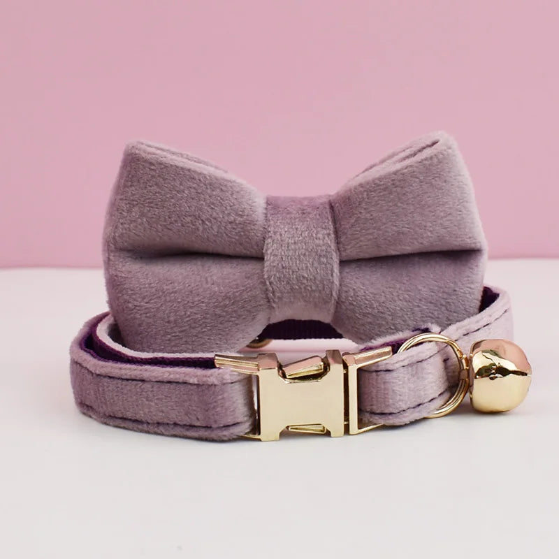 Premium kattenhalsband in fluweel, perfect cadeau – Kattenhoek