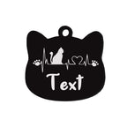 WHISKK naamplaatje close-up, krasbestendig RVS voor katten