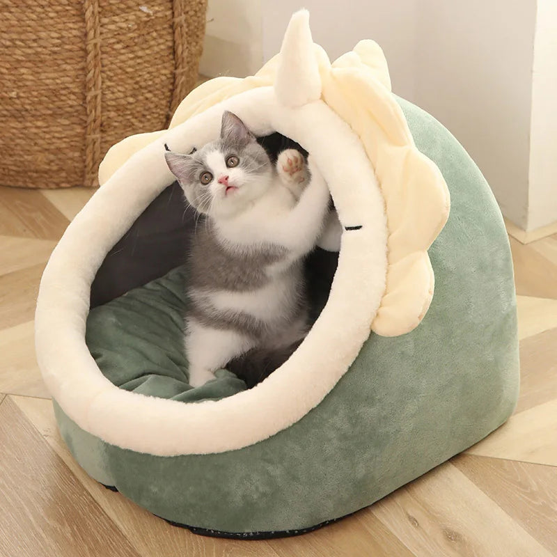 Kattenbed hoge veerkracht collaps-vrij zacht katoen - Kattenhoek 