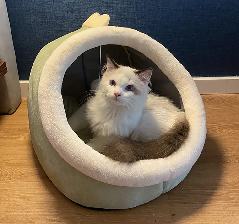 Diepe slaap kattenbed S maat klein huisdier - Kattenhoek  