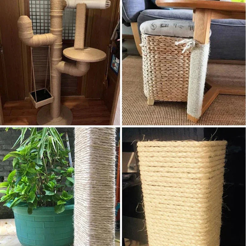 Sisal Krabpaal DIY Touw - Natuurlijke Vervanging voor Krabpalen