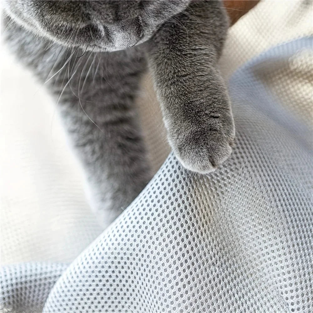 Katten hangmat roze wit grijs vrijstaand bed - Kattenhoek  
WHISKK kattenmand vrijstaand duurzaam frame - Kattenhoek  
