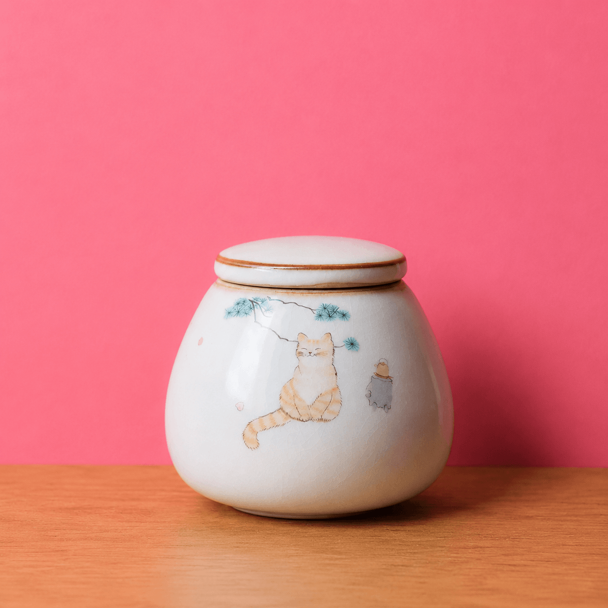 WHISKK™ Aardewerk Urn voor huisdieren van keramiek als stijlvolle herinnering | Kattenhoek