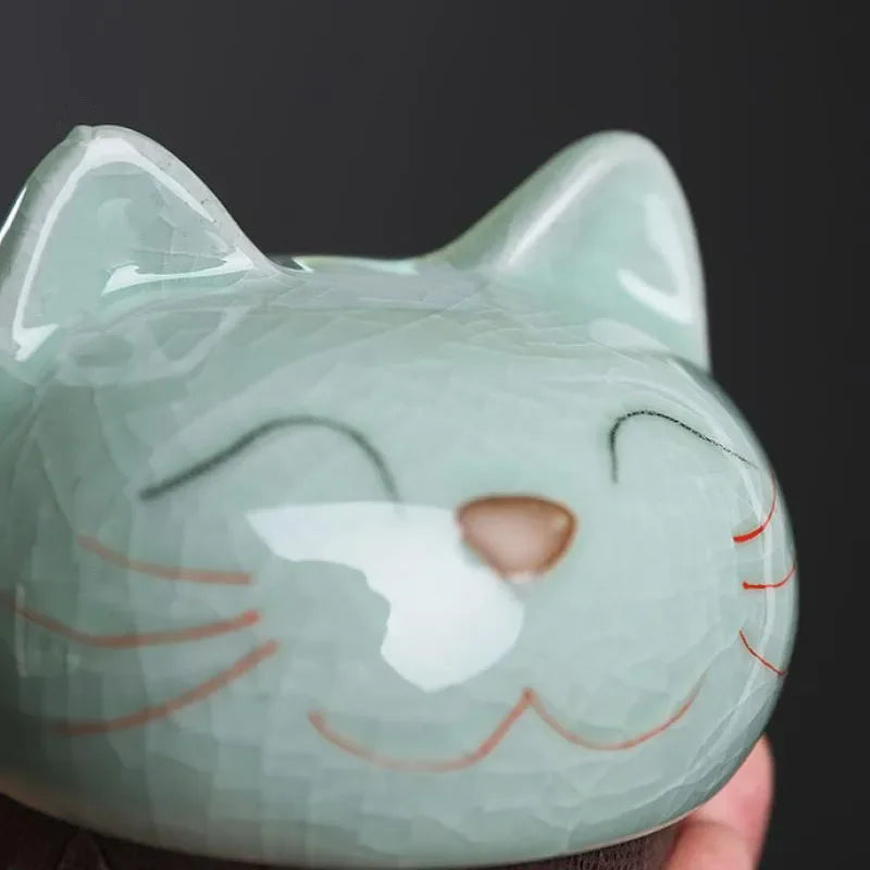 WHISKK™ Keramische Gelukskat Urn als blijvend aandenken aan jouw geliefde kat