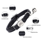 Gepersonaliseerde kattenhalsband voor katten en kleine honden, anti-verlies design – Kattenhoek