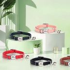 Kattenhalsband met gratis gegraveerde naam en telefoonnummer, inclusief belletje – Kattenhoek