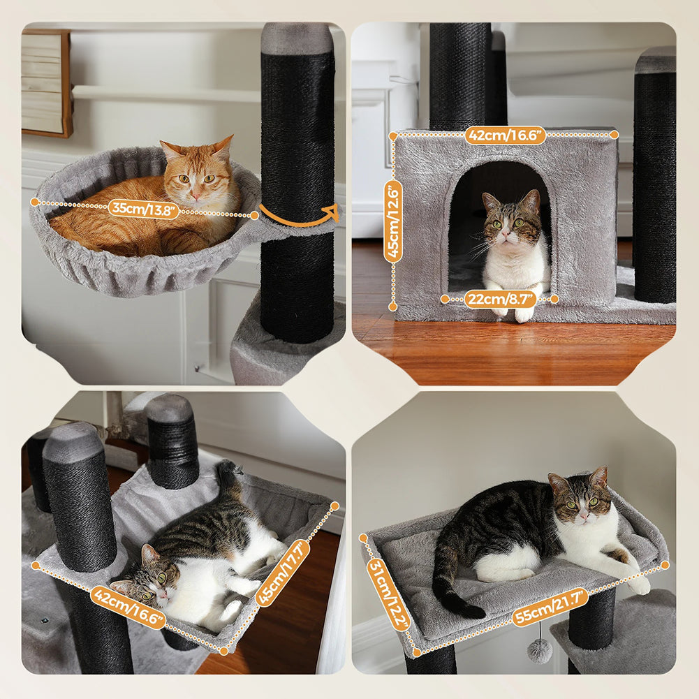 WHISKK Kattentoren in interieur – stijlvol en functioneel krabmeubel